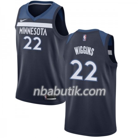 NBA Mænd Trøje Minnesota Timberwolves Andrew Wiggins 22 Nike 2017-18 Navy Swingman NBA Mænd Trøje Minnesota Timberwolves Andrew Wiggins 22 Nike 2017-18 Navy Swingman